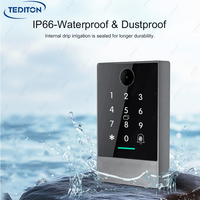 Kit de sistema de control de acceso a puertas impermeable Tediton TTlock Wifi, sistema inalámbrico de control de acceso a puertas para hoteles con software.