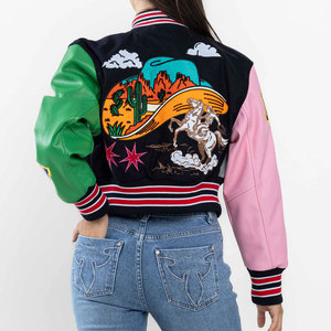 Veste universitaire pour femme fabriquée en usine, modèle de qualité supérieure, pour l'hiver, en toile imprimée élégante, respirante, séchage rapide, idéale pour l'extérieur - Product Image 2