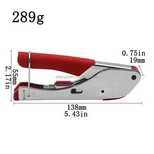 Pince à sertir pour câble coaxial, pince à sertir pour fil, pince à sertir en maille, tête d'extrusion F, outil spécial pour l'installation de câbles vidéo RG59/6 - Product Image 2