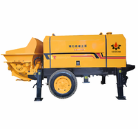 SDDOM Offre Spéciale portable mobile diesel électrique pompe à béton remorque