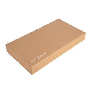 Custom Logo Digital <b>Printing</b> Brown Kraft Cufflink Pull-Out Sleeve Drawer Box with Accessories for Jewelry <b>Packaging</b> - Product Image 6