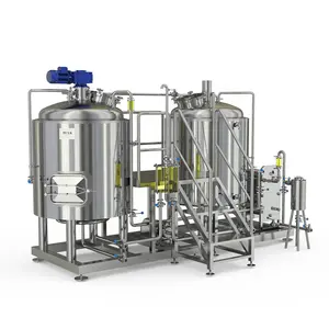 Equipo de elaboración de cerveza de 500l y 1000l, granos, línea de producción de fermentador, máquina de fabricación de cerveza artesanal