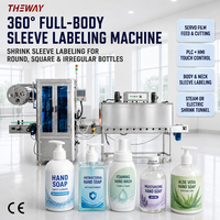 Machine d'étiquetage automatique par film thermorétractable pour bouteilles PET, huiles alimentaires, boissons, produits chimiques quotidiens