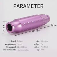 Nouvelle conception de mini-machine SPMU sans fil pour le tatouage corporel, machine SPMU pour les sourcils, le contour des yeux et les lèvres