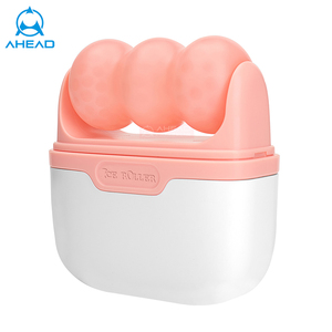 Mini ice globe lip roller ice cube skin rullo facciale stampo a forma di v in silicone doppia testa per il gonfiore degli occhi etichetta privata - Product Image 1