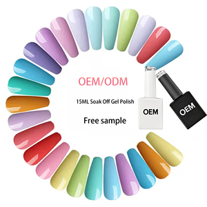 <span class=keywords><strong>Vernis</strong></span> à ongles <span class=keywords><strong>semi</strong></span>-<span class=keywords><strong>permanent</strong></span> UV 15 ml avec étiquette privée et service OEM, facile à retirer par trempage pour une brillance longue durée - Product Image 3