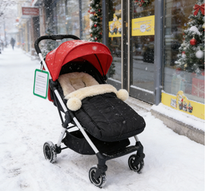 Sac de couchage médical en peau de mouton pour bébé et tout-petit, véritable peau d'agneau super douce pour poussette - Couverture pour les pieds - Landau - Qualité supérieure - Buggy - Product Image 4