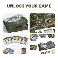 Jeu de société de précision à manipulations subtilles, boîte rigide renforcée à double paroi, Floating Kingdom Voyage Kitting Service Cooperative