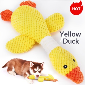Neues Design Fabrik-Großhandel Langlebige Hundespielzeuge Flauschige Quietschende Tiergeräusche Plüsch Niedliche Haustier-Spielzeuge - Product Image 5