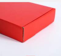 Boîte d'emballage personnalisée extra résistante pour vêtements et chaussures, couleur blanche, en carton ondulé, pour envoi express avec livraison plate