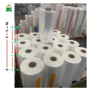 Rollo de <span class=keywords><strong>película</strong></span> termorretráctil transparente POF/PVC-Envoltura retráctil de plástico de primera calidad para embalaje de alimentos y productos (tamaños personalizados disponibles) - Product Image 1
