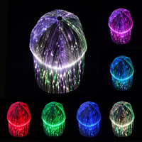 MUESTRA GRATUITA, Gorra Deportiva de Béisbol Personalizable con Luces LED Brillantes para Fiestas y Festivales, con Luz LED para Hombre y Mujer