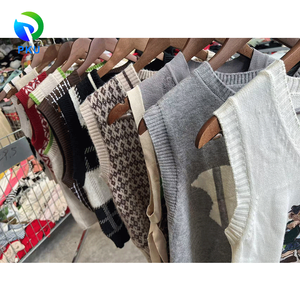 Spring Autumn Winter Women Sweater vest Fashionable used women clothes High-quality second hand clothes wholesale