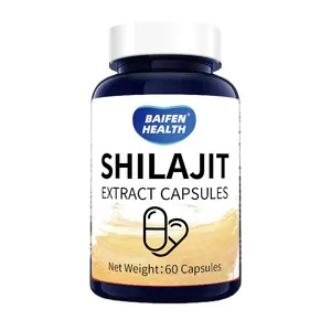 Cápsulas Shilajit para força, resistência e potência, cápsulas personalizadas de óleo de sebo bovino, mais vendidas, OEM, vitaminas 121 do Paquistão