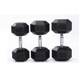 Exercise <b>Rubber</b> Coated Hexagon <b>Dumbbell</b> Set for Gym DUMBBELL01 <b>Dumbbell</b> Set <b>Rubber</b> Coated Hexagon <b>Dumbbell</b> Coated Dumb - Product Image 3