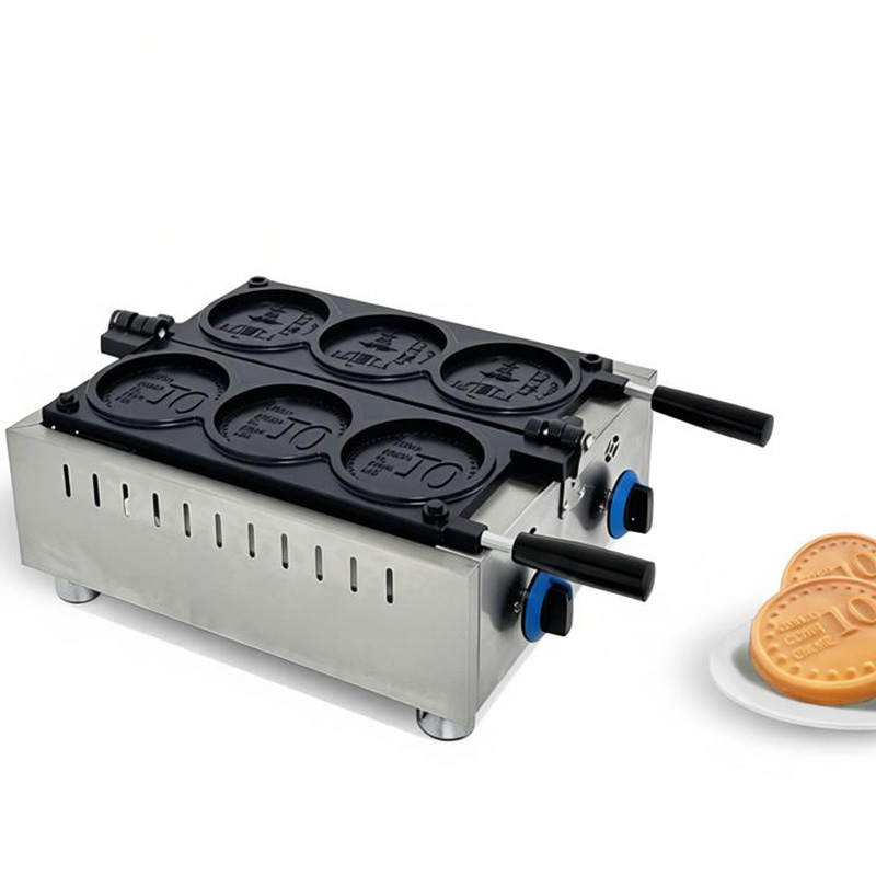 silver-Gold Coins 4pcs Gas Waffle Maker