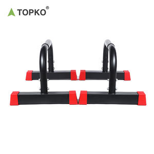 Barras Paralelas de Acero al Carbono para Entrenamiento Profesional de Parada de Manos, con Cubiertas Rojas para los Pies, Estructura Resistente, para Gimnasio y Fuerza - Product Image 4
