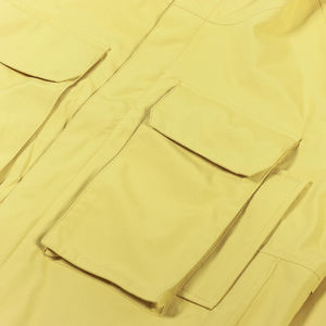Chaqueta Softshell <span class=keywords><strong>Impermeable</strong></span> para <span class=keywords><strong>Hombre</strong></span>, Cortavientos para Senderismo, Color Amarillo - Product Image 4