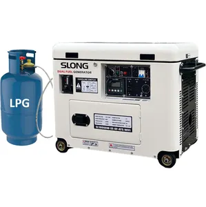 E. Slong 8kw Groene Power Dual Propaan En Benzine Aangedreven Draagbare Generator