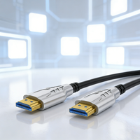 Câble HDMI 2.1 à fibre optique haute performance 4K, direct usine, 8K 48 Gbit/s pour console de jeu, 10M 15M 20M 30M 50M 100M