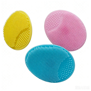 Brosse nettoyante faciale en silicone souple, outil de lavage portable, brosse à maquillage - Product Image 1