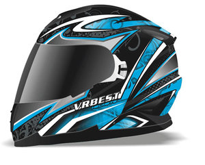Logotipo personalizado y pegatina de cara completa para motocicleta, <span class=keywords><strong>casco</strong></span> de buena <span class=keywords><strong>calidad</strong></span> con <span class=keywords><strong>precio</strong></span> inferior - Product Image 2