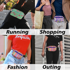 Riñonera de neopreno con estampado personalizado, riñonera portátil para deportes al aire libre, bandolera para teléfono con cremallera, <span class=keywords><strong>Mini</strong></span> cinturón, cosméticos, riñonera Lulu - Product Image 5