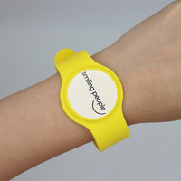 Bracelet Silicone NFC RFID de Contrôle d'Accès Passif, Souple avec QR Code