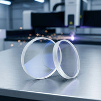 Nouvelle Offre Spéciale : Lentille Optique en Silice Fondue avec Revêtement AR 55mm*9mm, Fenêtre de Protection Laser 1064nm pour Tête de Découpe, DC 12V 6