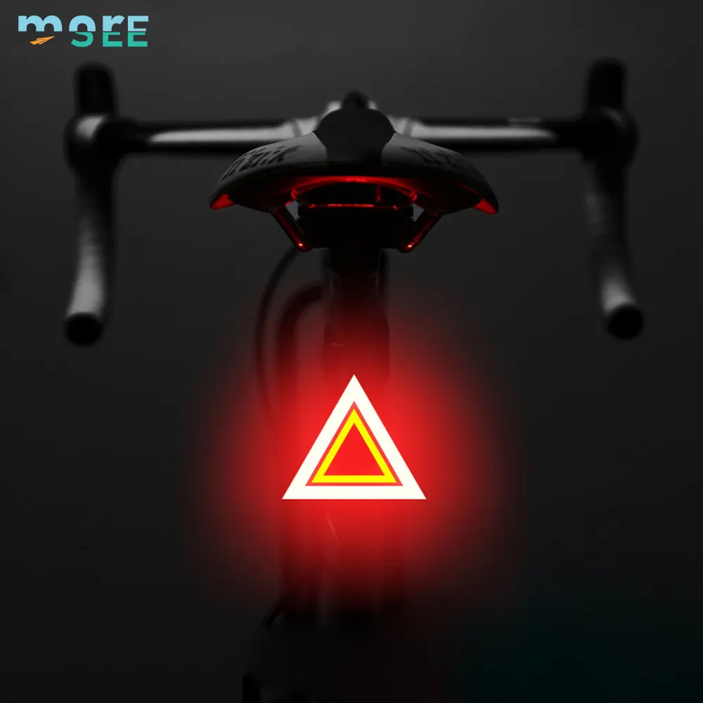 Luz Led Impermeable para Bicicleta, Luz Trasera, Advertencia de Seguridad para Ciclismo, Accesorios para Bicicleta