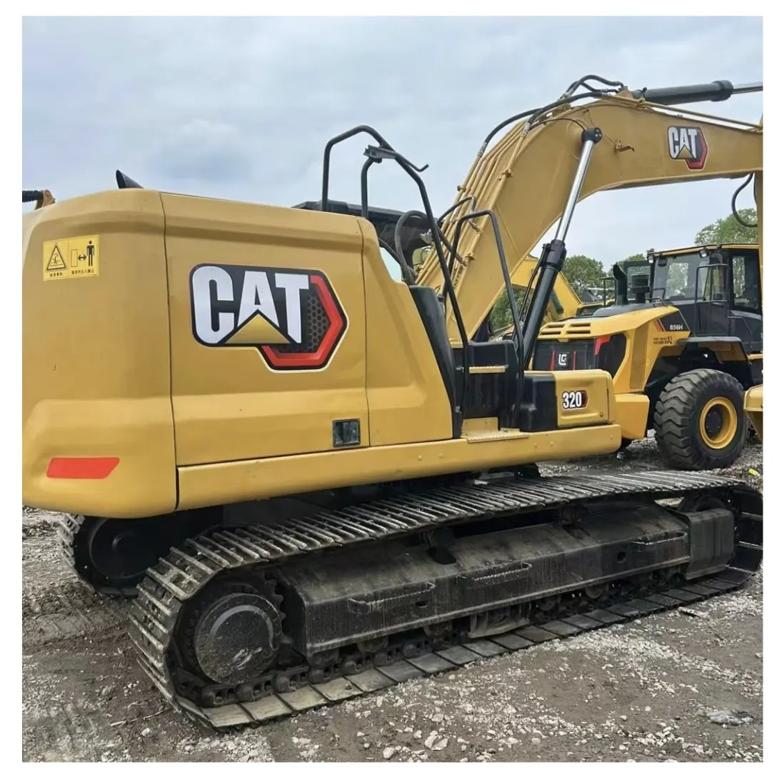 Maquinaria de ingeniería de construcción horas bajas CAT320GC excavadoras sobre orugas Hidráulicas 20 toneladas excavadoras CAT 320 usadas a la venta