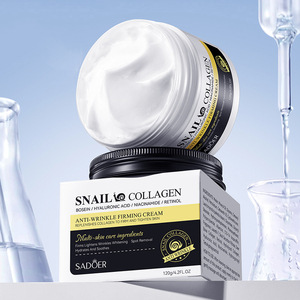 Venta caliente OEM SADOER Caracol Colágeno Antiarrugas Friming Crema facial Venta al por mayor Cuidado DE LA PIEL coreano Crema facial nutritiva y loción - Product Image 1