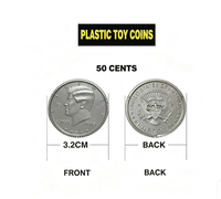 Pièces de monnaie en USD, pièces de centimes, pièces de monnaie en USD, jouets pour jouer à faire semblant, pièces de monnaie, accessoires d'apprentissage