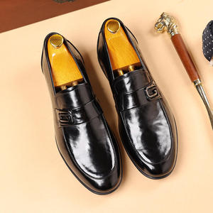 2025 Luxury Designer Genuine Leather Men's Casual Shoes, Breathable <b>Top</b> Grain Leather Shoes for Men Elegant Casual Shoes - Product Image 3