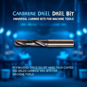 Foret universel en carbure, revêtement Nano TiAlN, forets en carbure 5xD pour machines-outils - Product Image 3