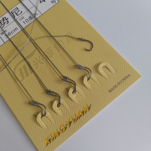 Ligne de pêche Xingyuan Double Hook Ise Ni Izu taille 9 10 paires d'hameçons pour la pêche à la carpe en eau douce, matériel de pêche fabriqué en Chine - Product Image 2