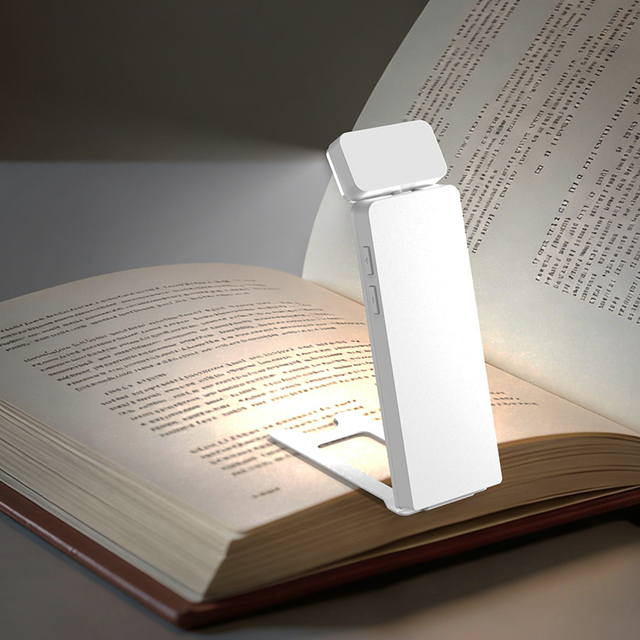 Rechargeable Led Book Light for Reading, Clip-on LED Bookmark Lamp for Night Reading for Book Lovers