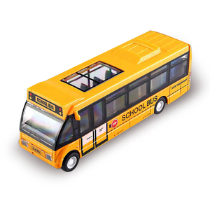 โมเดลรถรับส่ง1/32ตามความต้องการโมเดลรถบัสของเล่นรถโรงเรียนสนามบินรถรับส่งโมเดลรถบัสของเล่นสำหรับเด็ก - Product Image 1
