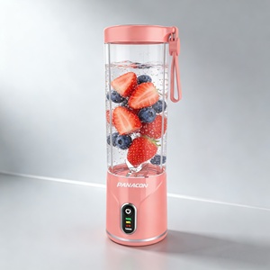 BPA Free Heavy Duty Portable USB Rechargeable 2000mAh Leak Proof Blender Ice Smoothies <b>Maker</b> One <b>Button</b> Turbo Mode - Product Image 3