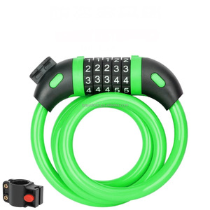 Universal 2 Ke Antirrobo Bicicleta Candado Acero Inoxidable Cable Bobina Seguridad para Bicicletas de Carretera Motocicleta Ciclo y MTB para Castillos - Product Image 1
