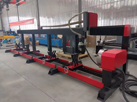 TJ-6000mm tube en acier à bas prix CNC plasma cutter prix de la machine de découpe laser