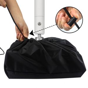 Oxford Cloth <b>Projector</b> Dust Cover Water-Resistant Durable Single Tier Foldable with Drawstring for Living <b>Room</b> Outdoor Use Black - Product Image 2