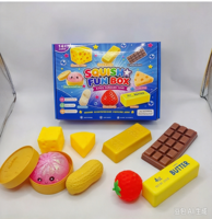 Nouvelle boîte mystère en PVC souple, lot de 8, série mystère, jouets anti-stress compressibles, jouet de décompression à presser, échelle 1/65