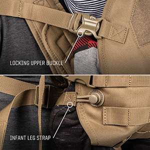 Bebés y niños pequeños 8-33 lbs Compacto hombro fresco canguro pañal ejército delantero y trasero hipseat bebé vcarrier - Product Image 3