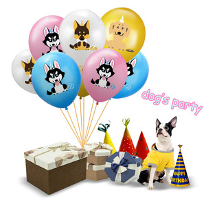 Balon Lateks Cakar Anjing 12 Inch untuk Pesta Hari Anak, Balon Anjing Kartun <span class=keywords><strong>Patrol</strong></span>, Dekorasi Ulang Tahun Lets Pawty - Product Image 2