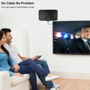 Antena Digital Interior para TV Inteligente QiYunTong con <span class=keywords><strong>Amplificador</strong></span> <span class=keywords><strong>de</strong></span> <span class=keywords><strong>Señal</strong></span> <span class=keywords><strong>de</strong></span> 25 DBi, 4K 1080P para UHF/VHF, Estilo Plano, HDTV, Plástico - Product Image 4