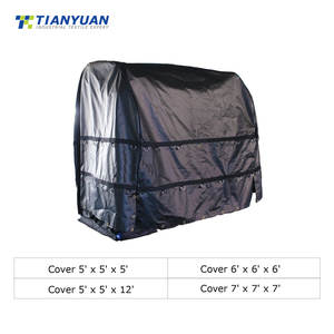 ผ้าคลุมเหล็กม้วนแบบหนาพิเศษ ขนาด 7 <span class=keywords><strong>x</strong></span> 7 <span class=keywords><strong>x</strong></span> 7 ฟุต - กันน้ำ ผลิตจากไวนิล 18 ออนซ์ - สำหรับรถบรรทุกพื้นเรียบและรถพ่วง พร้อมถุงคลุมเหล็กม้วน - Product Image 2