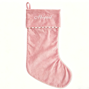 Calze di <span class=keywords><strong>Natale</strong></span> in Velluto Eleganti e Personalizzabili con Ricamo, Decorazione Festiva per la Casa, Regalo - Product Image 6