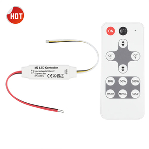 M2 <span class=keywords><strong>Mini</strong></span> RF Dual White LED Dimmer 433MHz Control remoto Garantía de calidad DC 12V-24V para iluminación inteligente del hogar/pasillo - Product Image 2