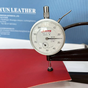 Cuir synthétique microfibre durable sans PFAS, en rouleau, pour chaussures, modèle HY08KN, en cuir grainé écologique pour chaussures - Product Image 5